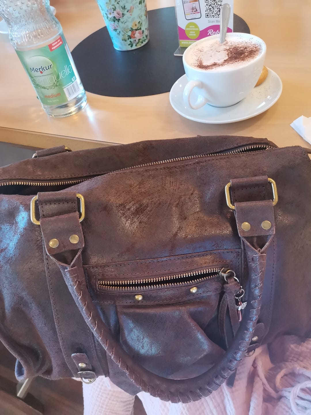 Customer photo review of It girl bag espresso martini