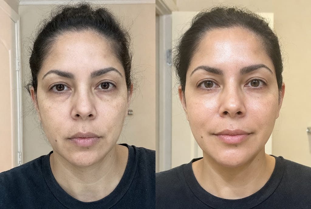 Customer photo review of NAD+ Serum