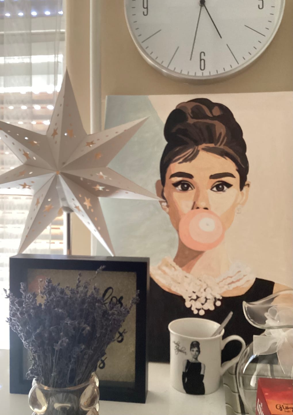 Customer photo review of Bubblegum Elegance | Paint by Number