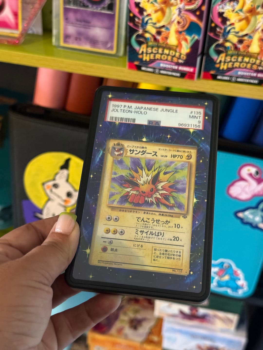 Customer photo review of Custom Your Premium Card Extended Art Display Cases Collection