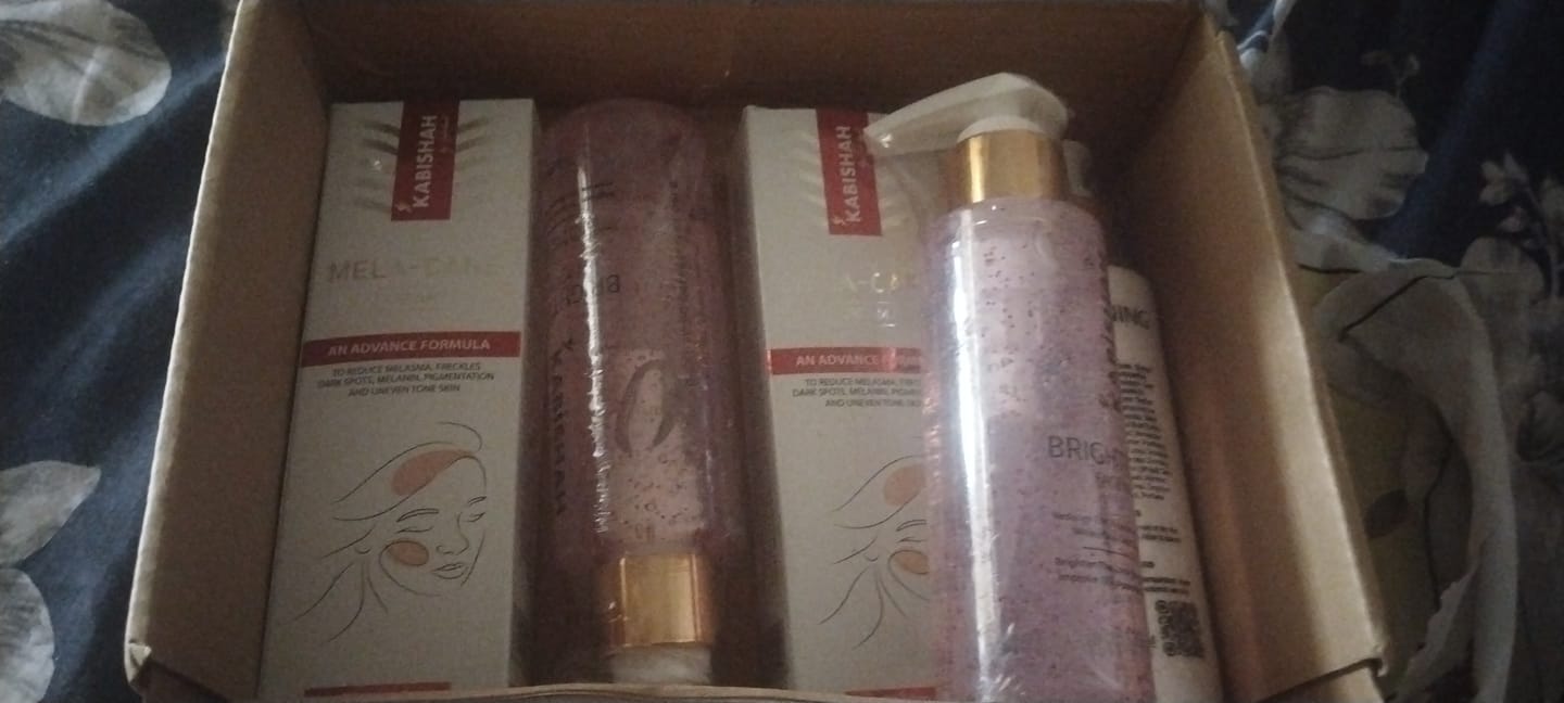 Customer photo review of DazzleSkin Body Hydrating Lotion