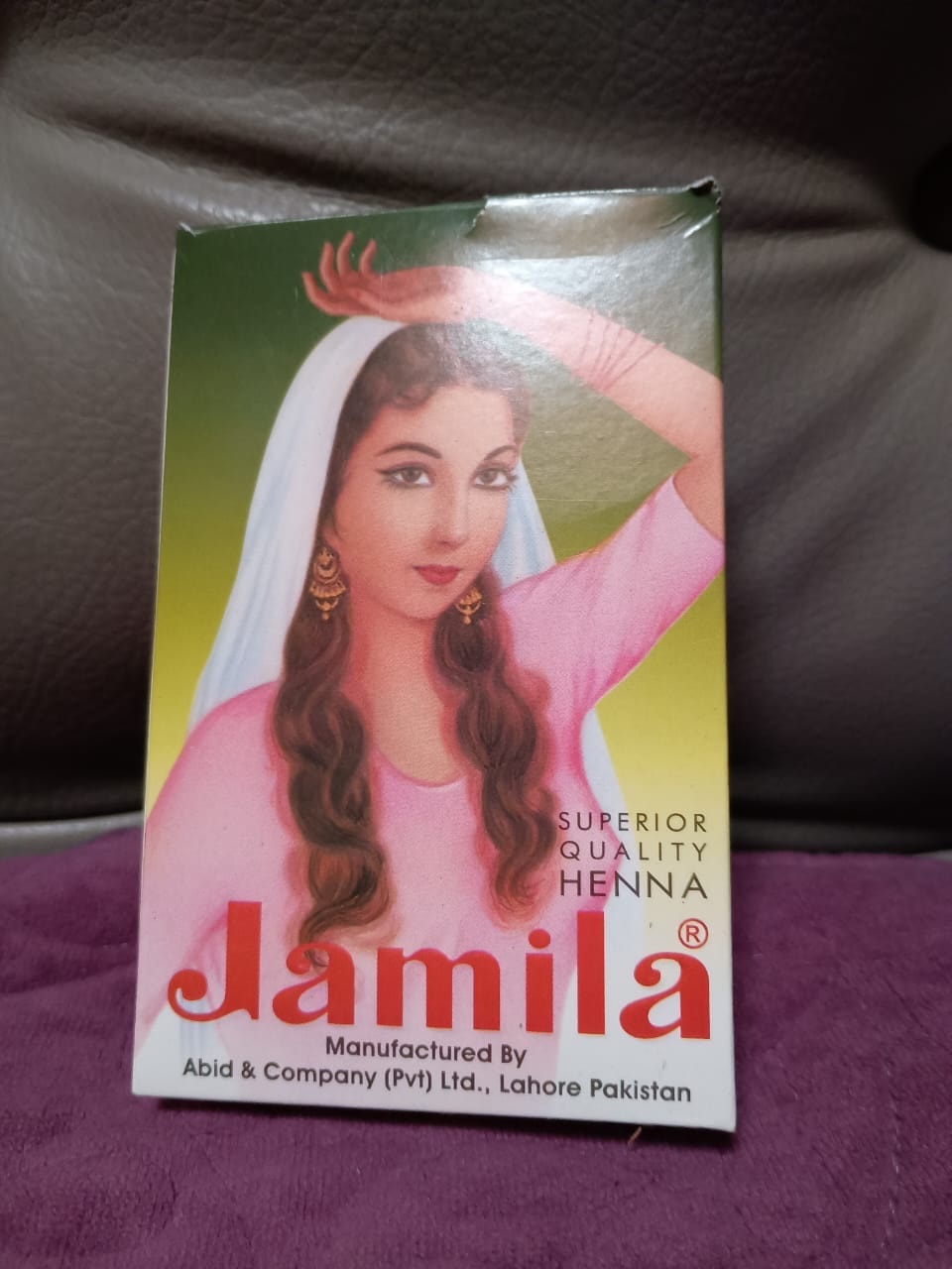 Customer photo review of Henna Jamila Hair -  Cobrizo Natural y Duradero