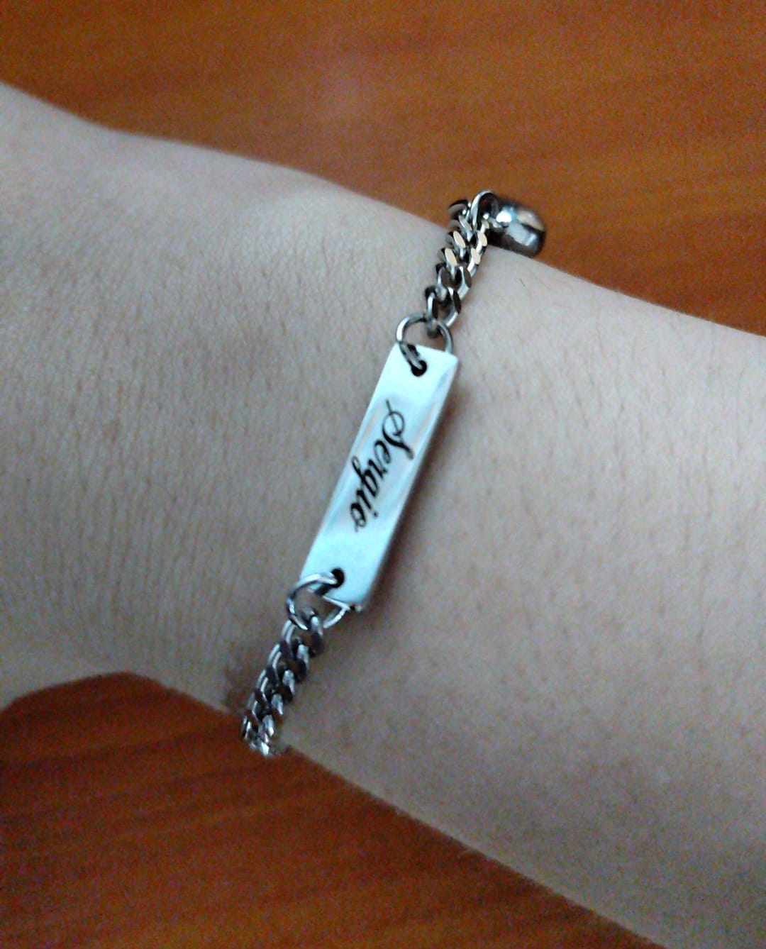 Customer photo review of Collar Amore Personalizado Foto a Color