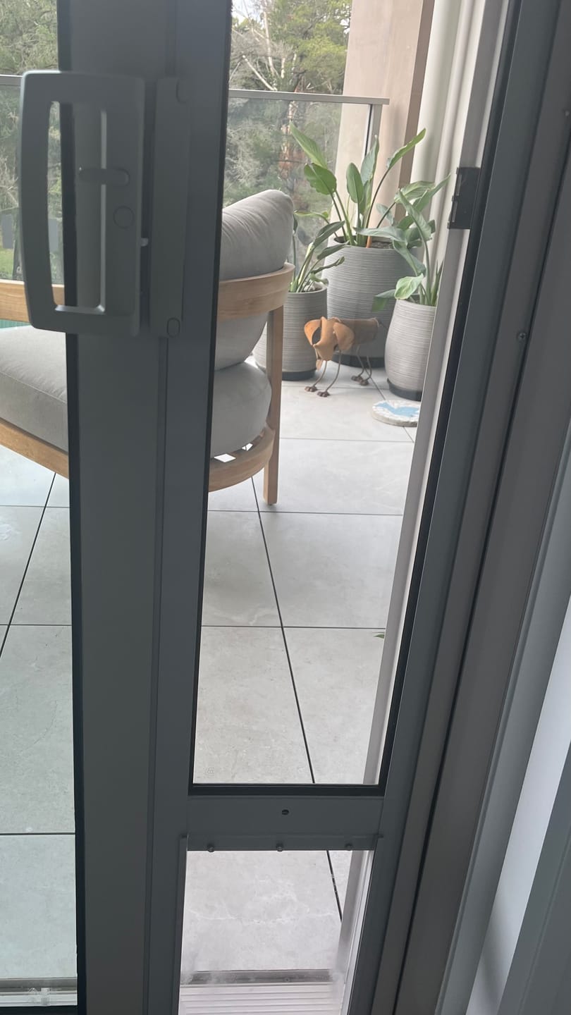 Customer photo review of Pet Door Inserts