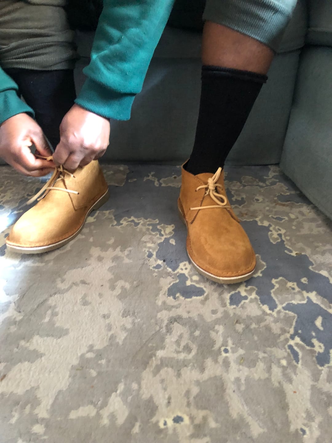 Customer photo review of Classic Vellies Suede