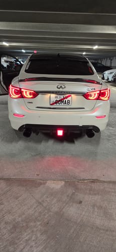 Customer photo review of Custom Japanese License Plate - Vanity & Magnetic Cover