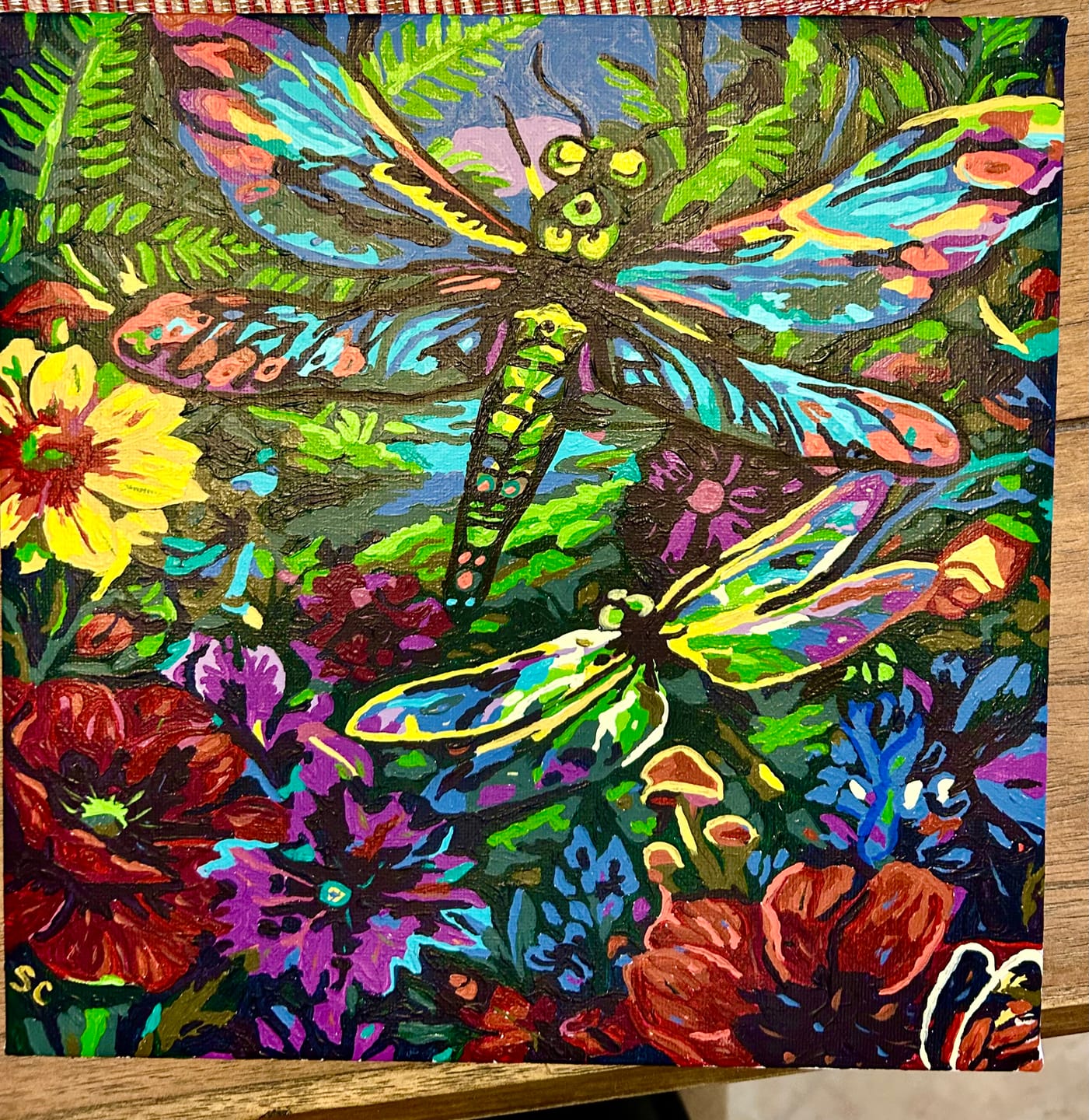 Customer photo review of Enchanted Dragonfly Garden
