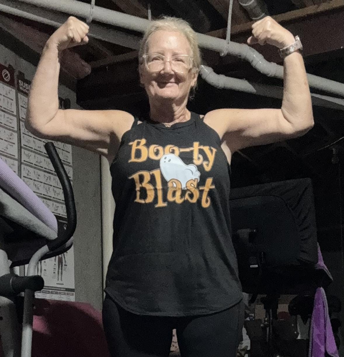 Customer photo review of Booty Blast Color Rocker Tank