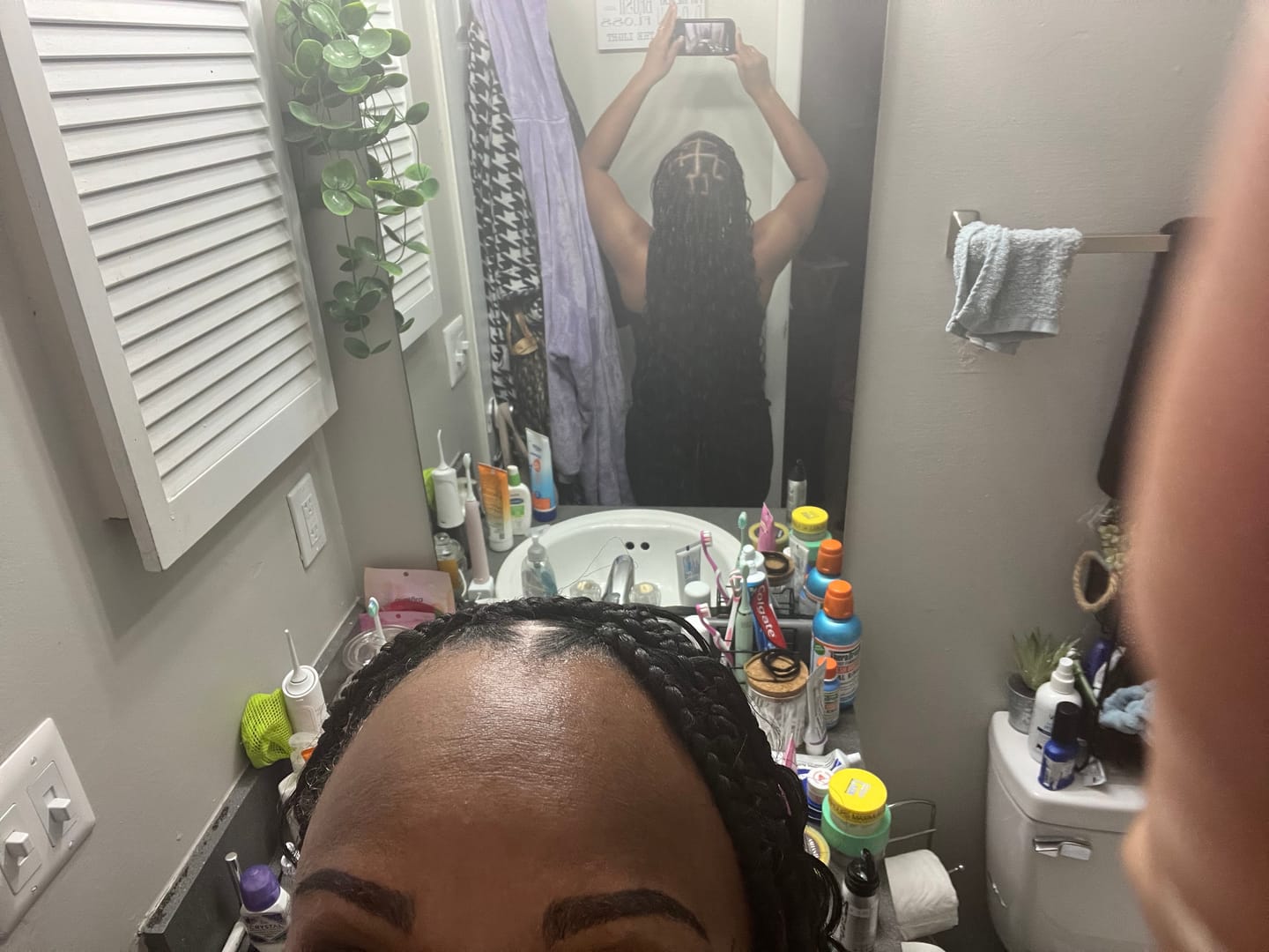Customer photo review of Outre X-Pression Pre-Stretched - ULTRA BRAID 3X 72"