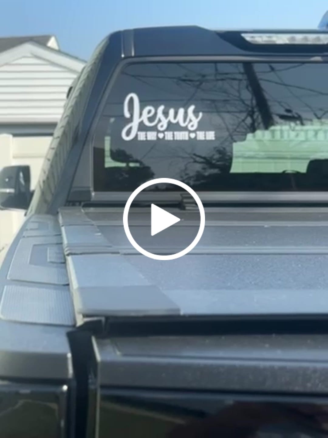 Customer video review of 🖤 Creative Letter Pattern Car Sticker