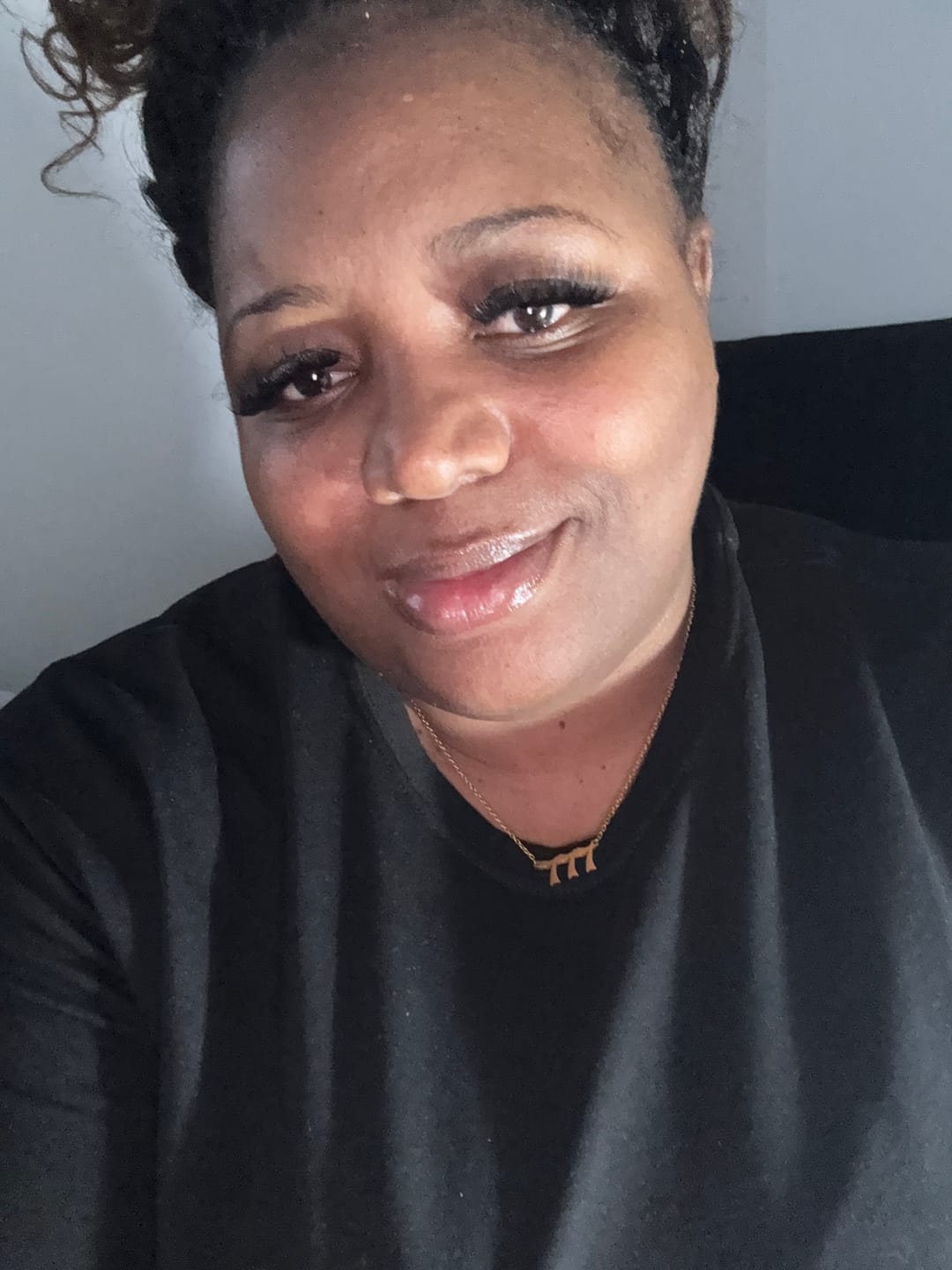 Customer photo review of Angel Number Necklace