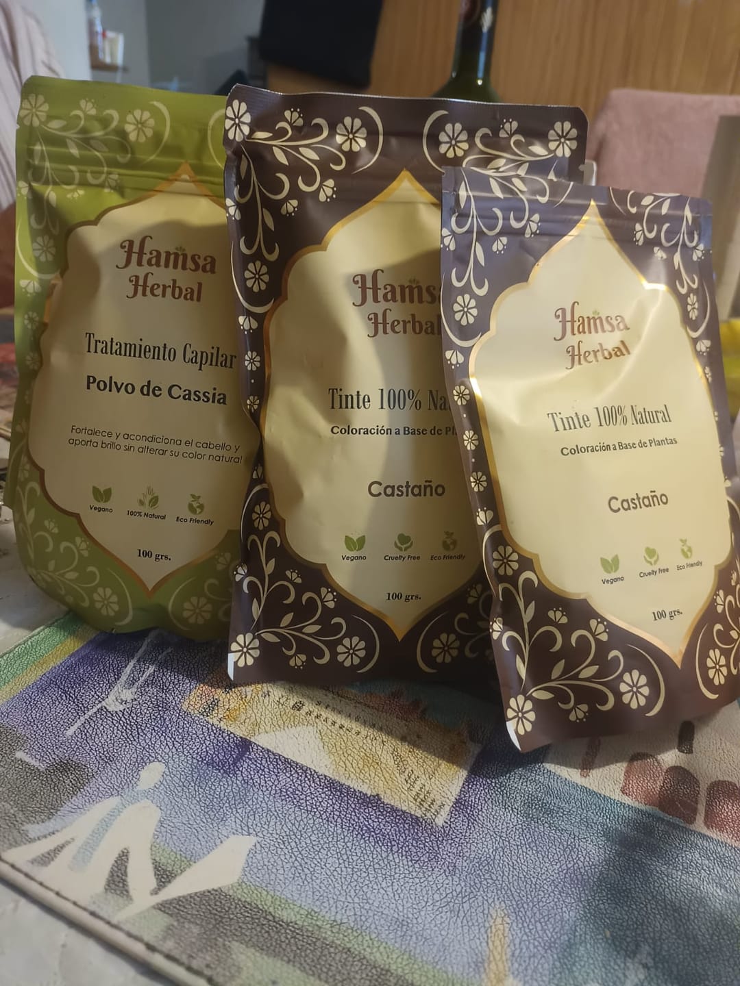 Customer photo review of Tinte 100% Natural - Castaño