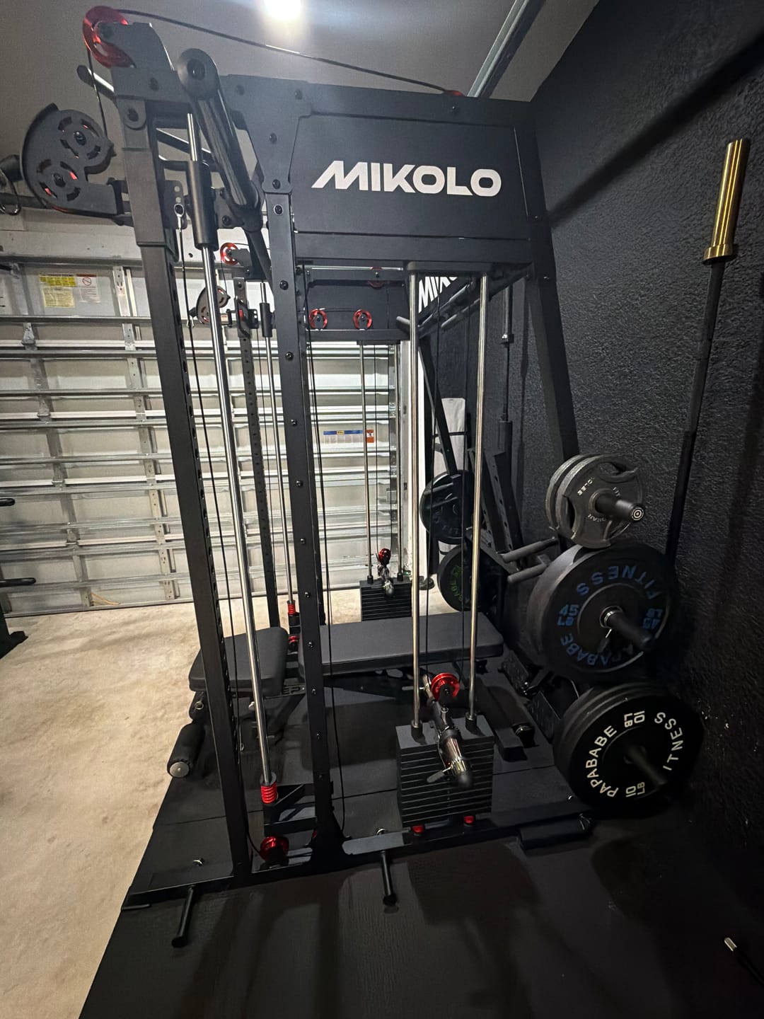 Customer photo review of M4-2.0 Elite All-In-One Workout Smith Gym Machine with Dual Weight Stacks (UPGRADED)