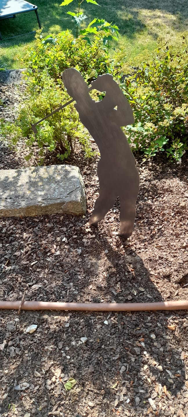 Customer photo review of Gartenstecker Golfer