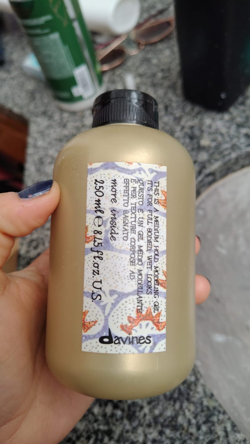 Customer photo review of Gel Fijación Media More Inside Davines