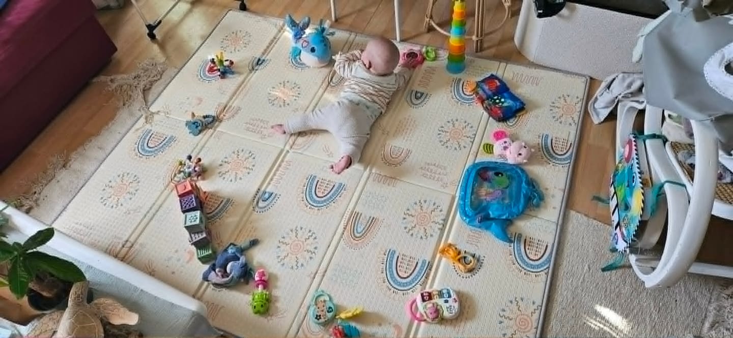 Customer photo review of Tapis d'éveil pliable anti-choc XXL