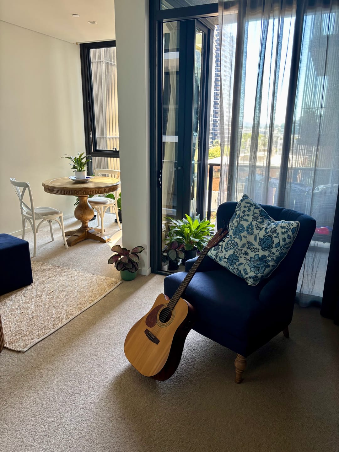 Customer photo review of Sarah Linen Armchair