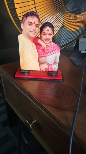 Customer photo review of Personalized Couple & Family Photo Caricature | Unique Gift for Anniversary, Birthday & Special Occasions
