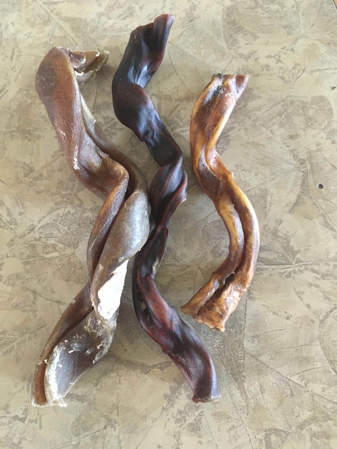 Customer photo review of 5-6 Inch Braided Collagen Stick