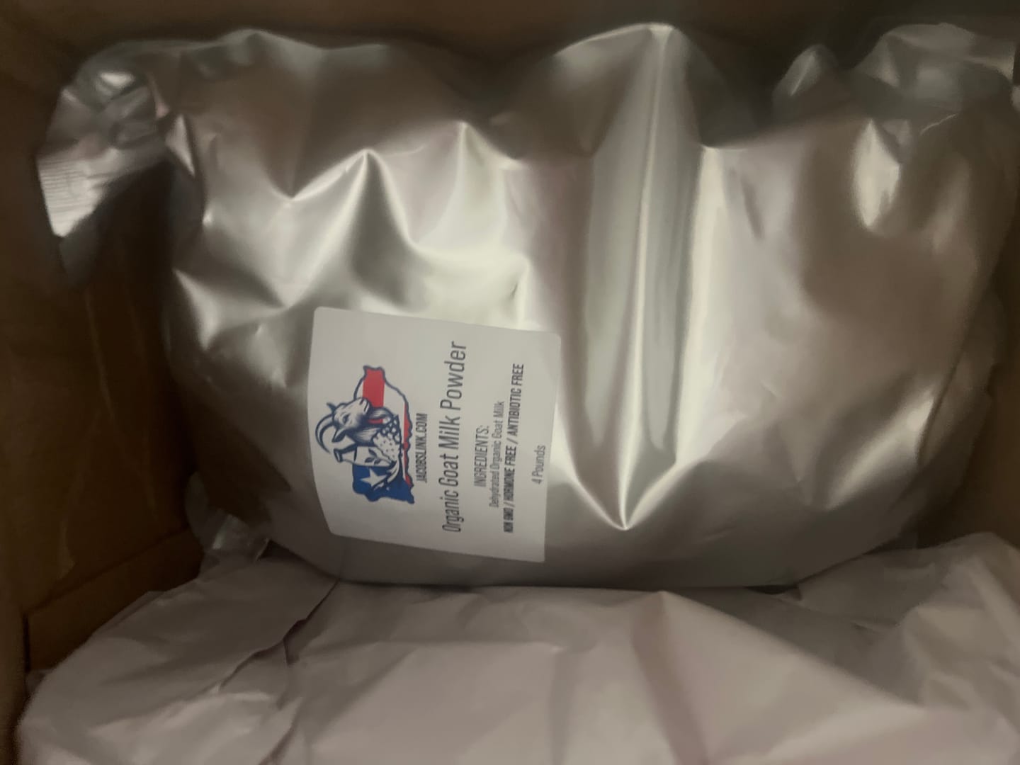 Customer photo review of Organic Goat Milk Powder