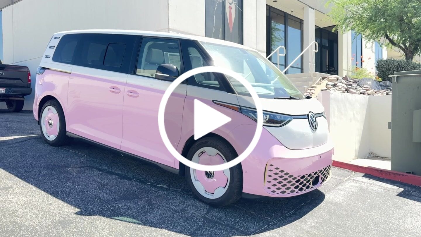 Customer video review of High Glossy Baby Pink Vinyl Wrap