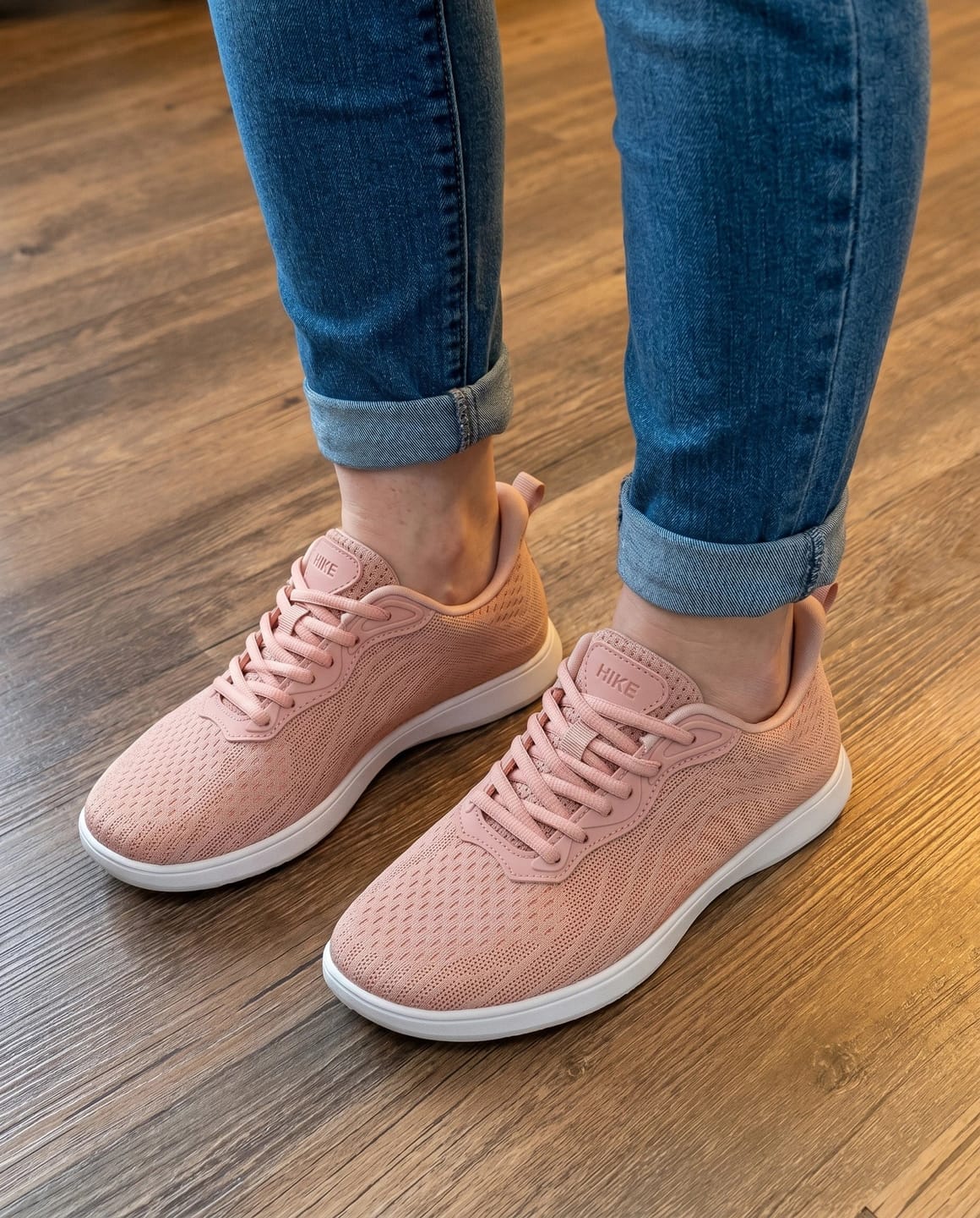 Customer photo review of Rosé Sky — Hands-Free Barefoot Shoes for Pain-Free Walking