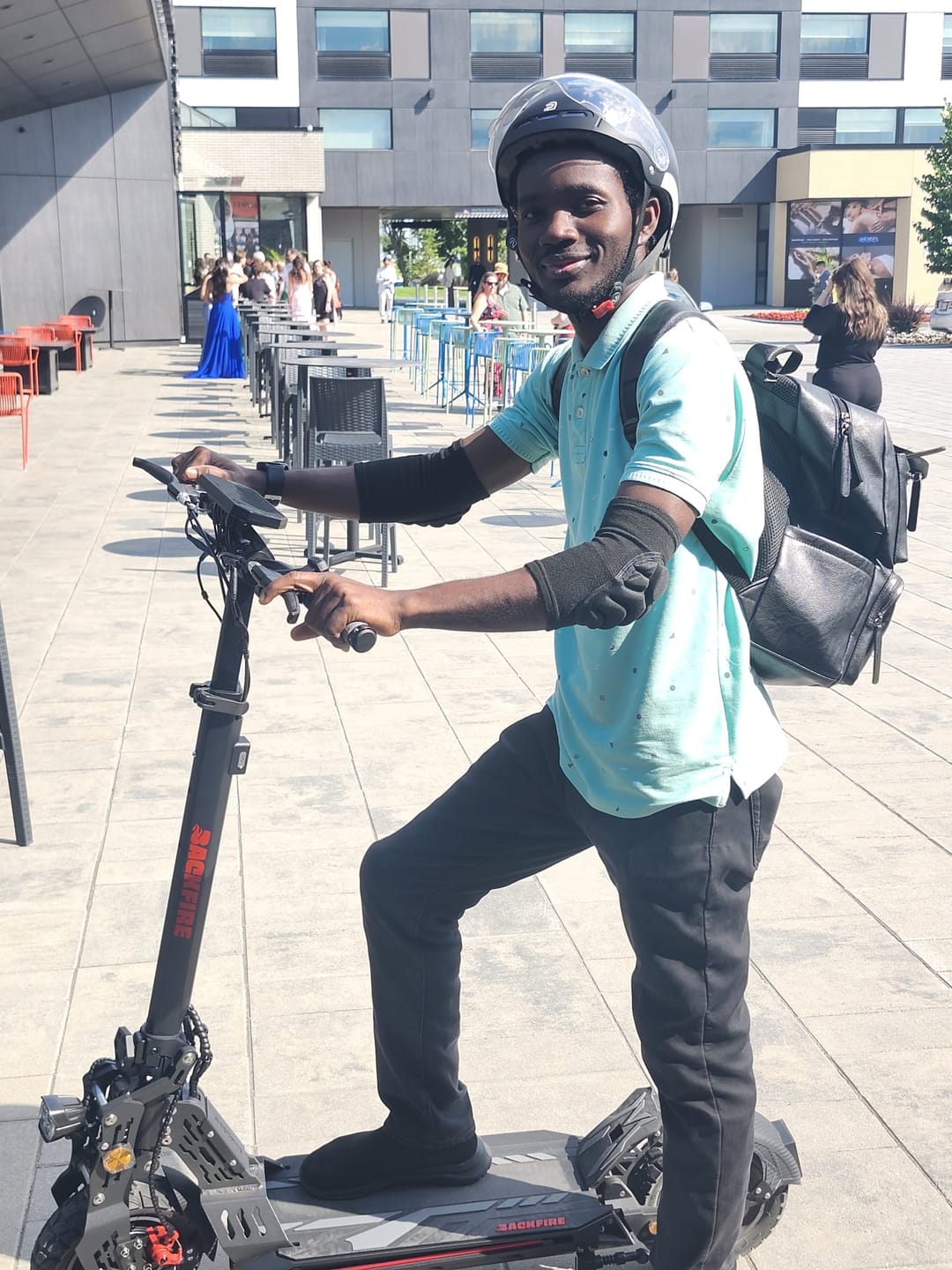 Customer photo review of Backfire M8 Electric Scooter with GPS and Samsung Battery