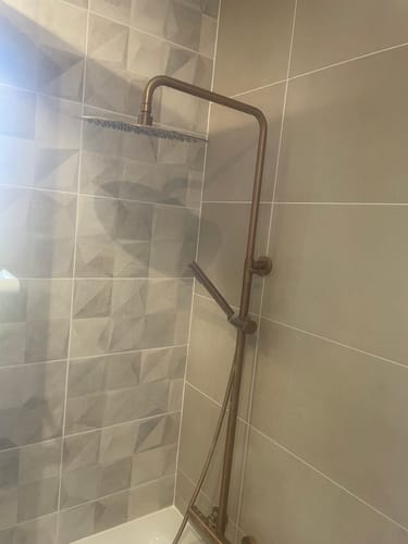 Customer photo review of Rallonge colonne de douche Verona