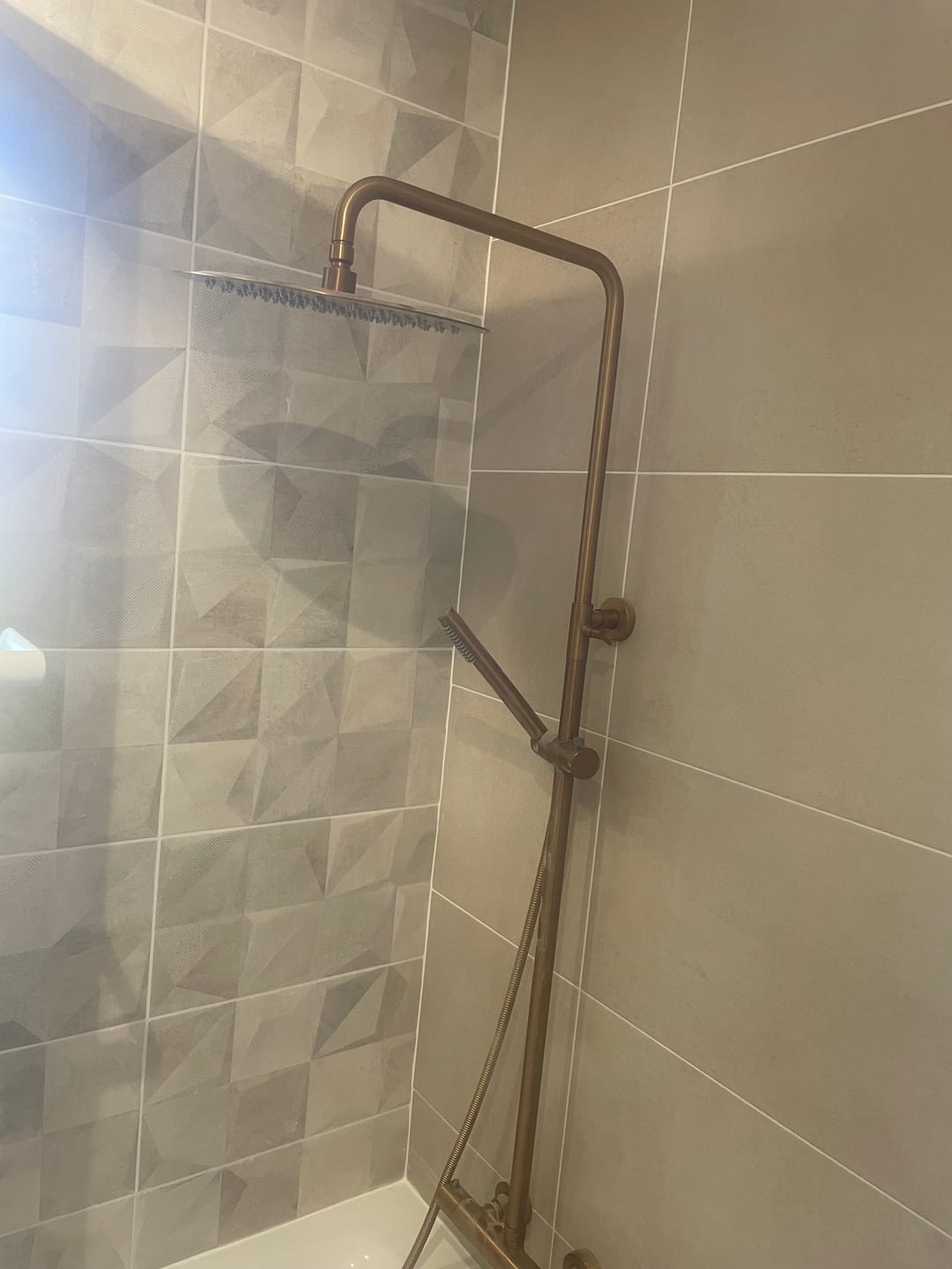 Customer photo review of Rallonge colonne de douche Verona