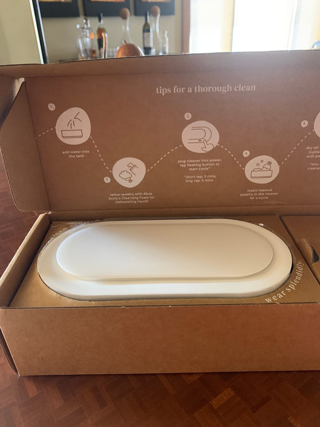 Customer photo review of akua sonic cleaner