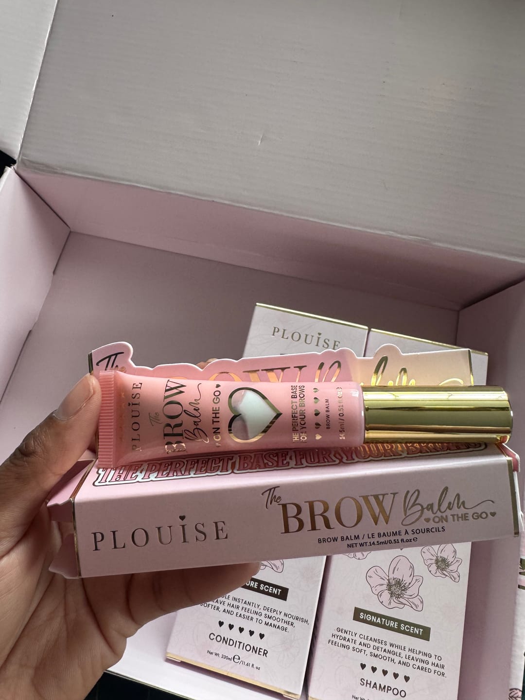 Customer photo review of Brow Balm Instant Fix