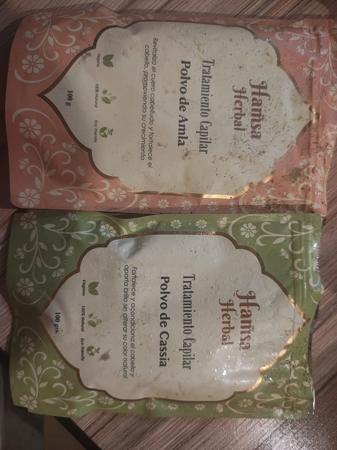 Customer photo review of Tinte 100% Natural - Castaño Oscuro