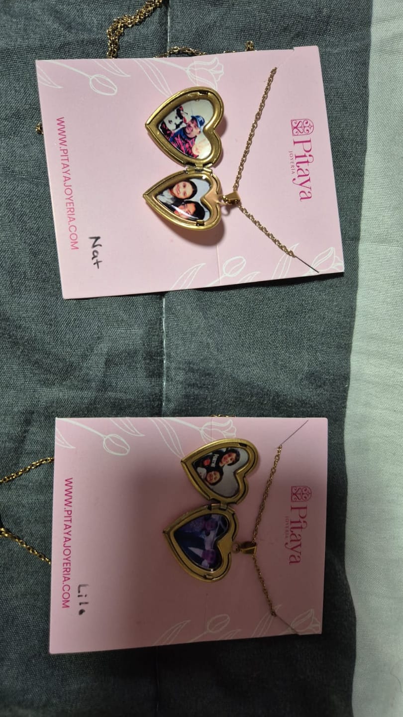 Customer photo review of Relicario Love Personalizado Foto a Color