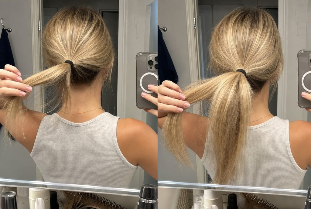 Customer photo review of Deoxyribose Scalp Serum