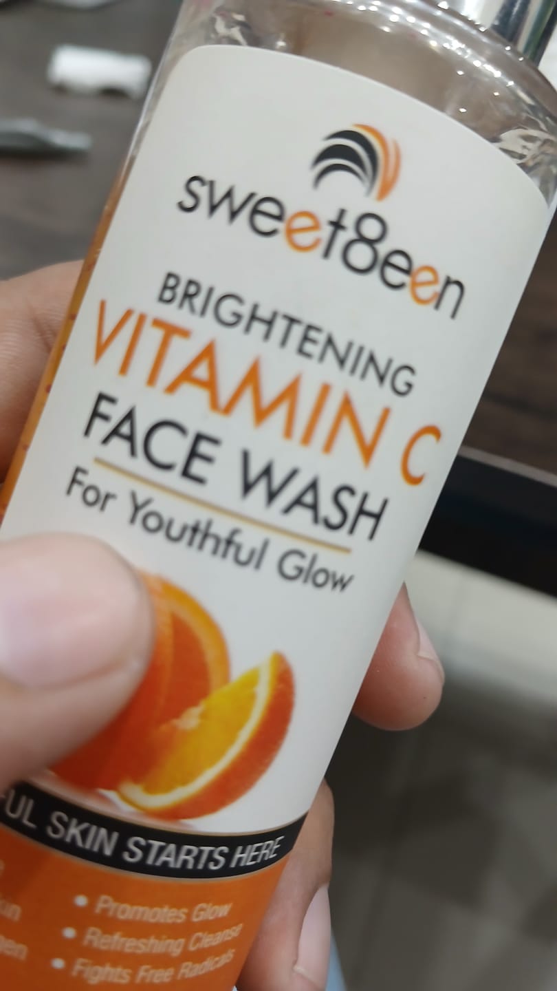 Customer photo review of BRIGHTENING VITAMIN C FACE WASH