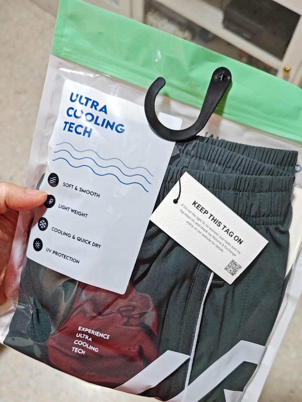 Customer photo review of Dri-Fit Ultra Cooling Sports Shorts With Zippered Pockets