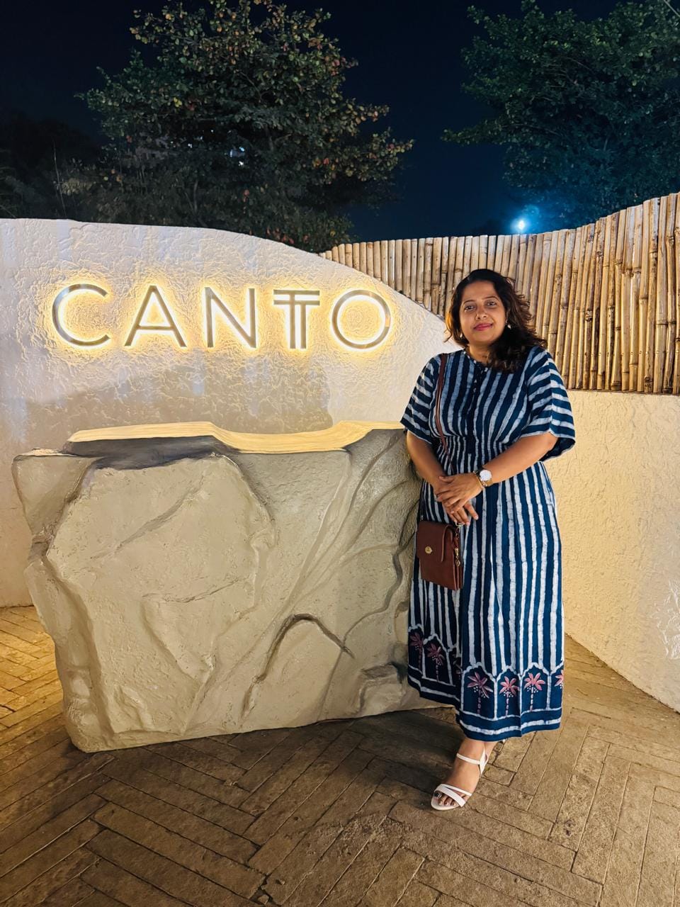 Customer photo review of Mrignayani Dabu Fit & Flare Maxi Dress