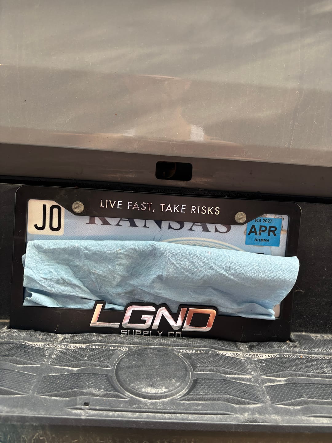 Customer photo review of License Plate Cover