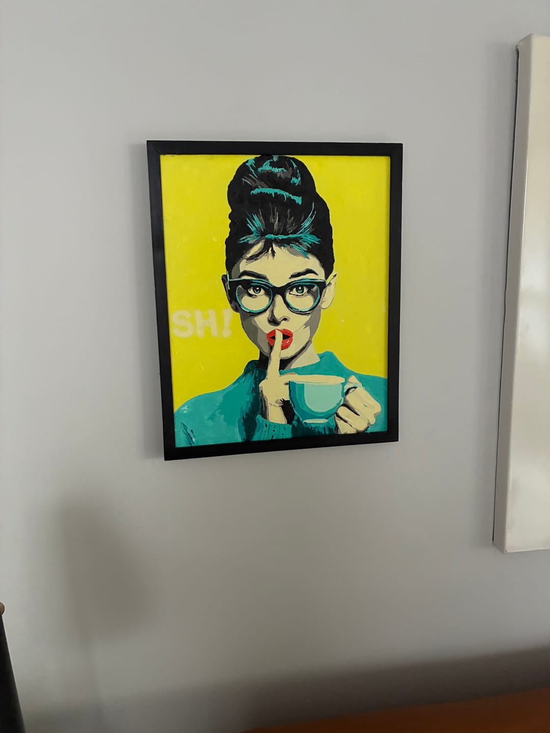 Customer photo review of Sip in Silence | Paint by Number