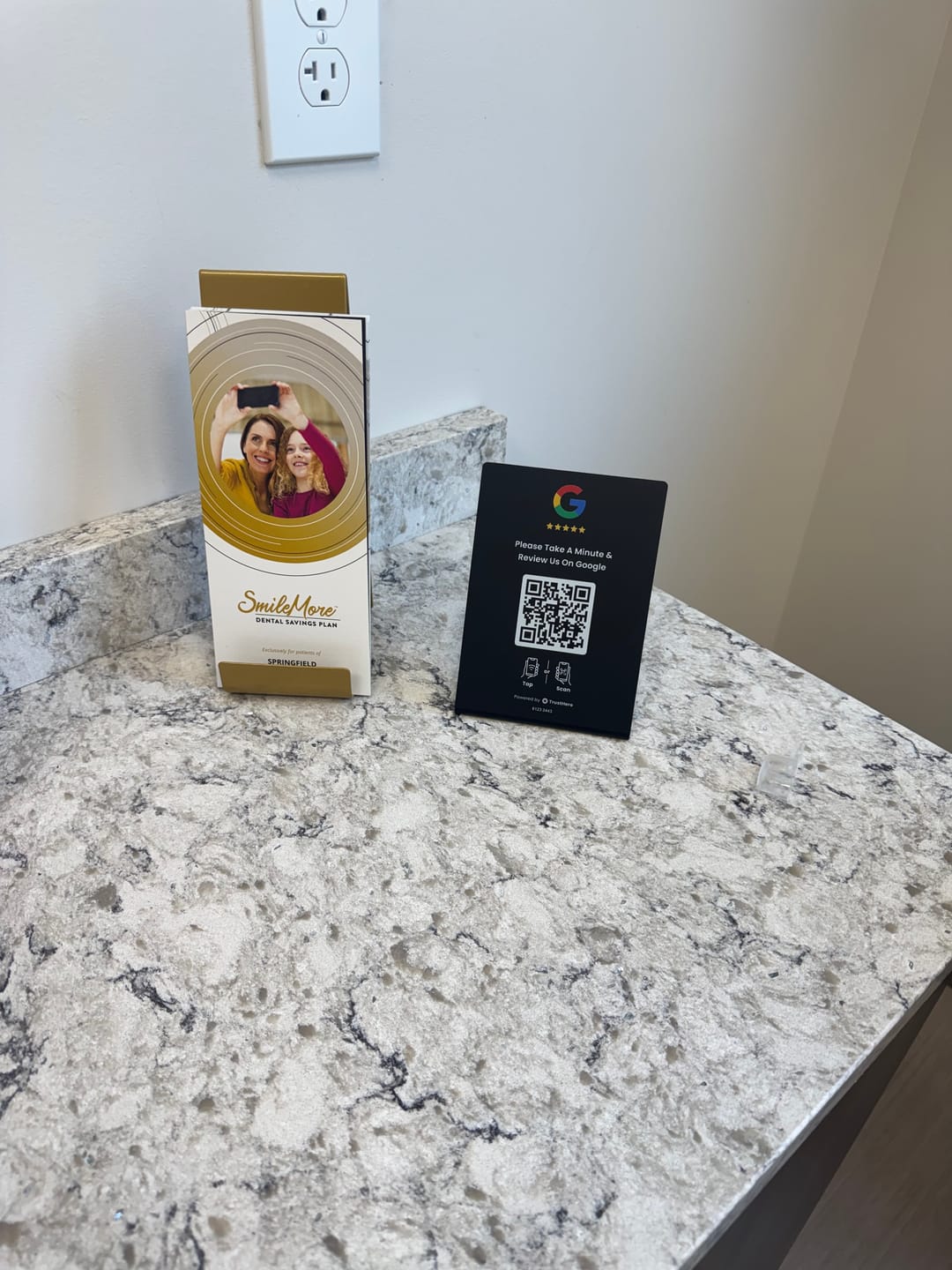 Customer photo review of Google Review Card - Black