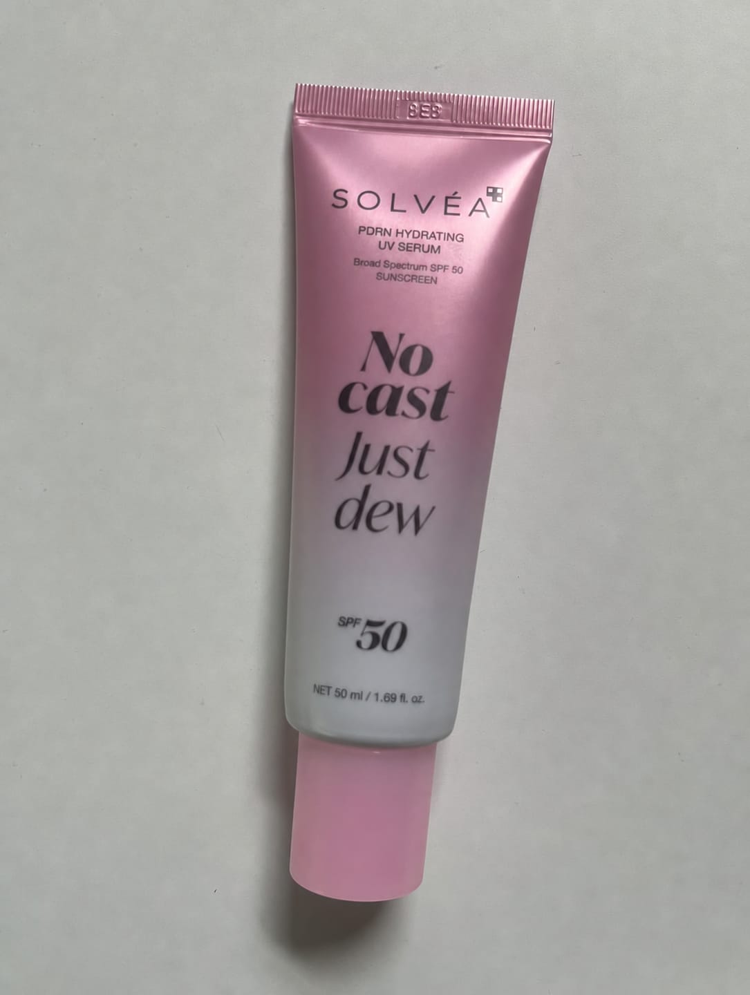 Customer photo review of PDRN Hydrating UV Serum