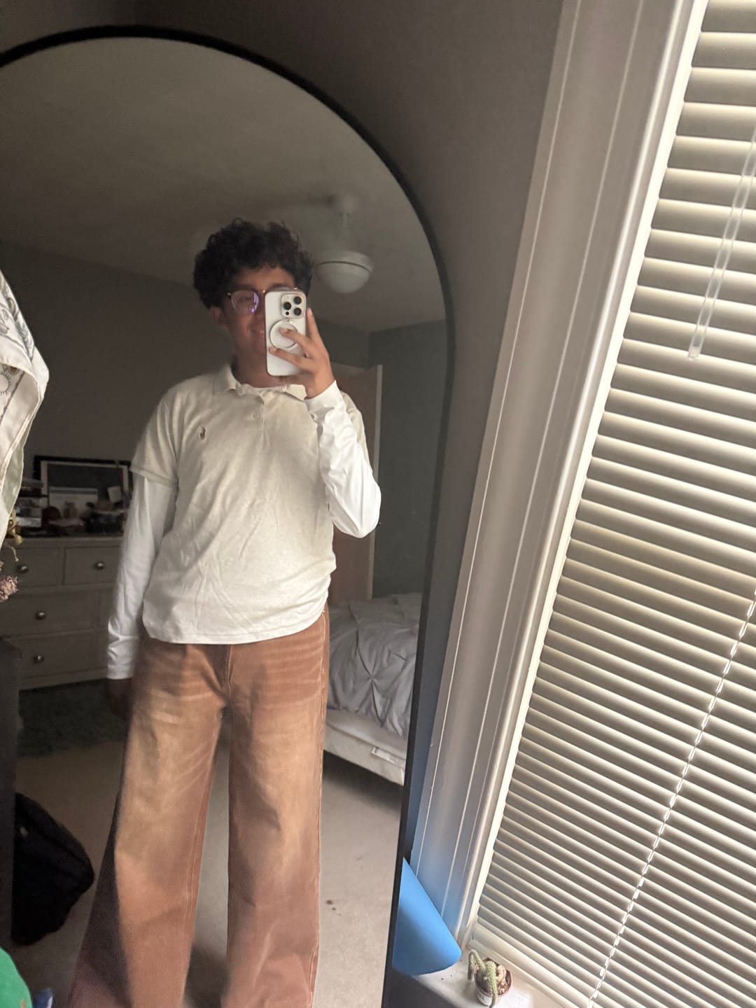 Customer photo review of Brown Wash Denim