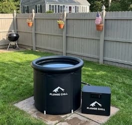 Customer photo review of Cold Plunge Tub with Chiller