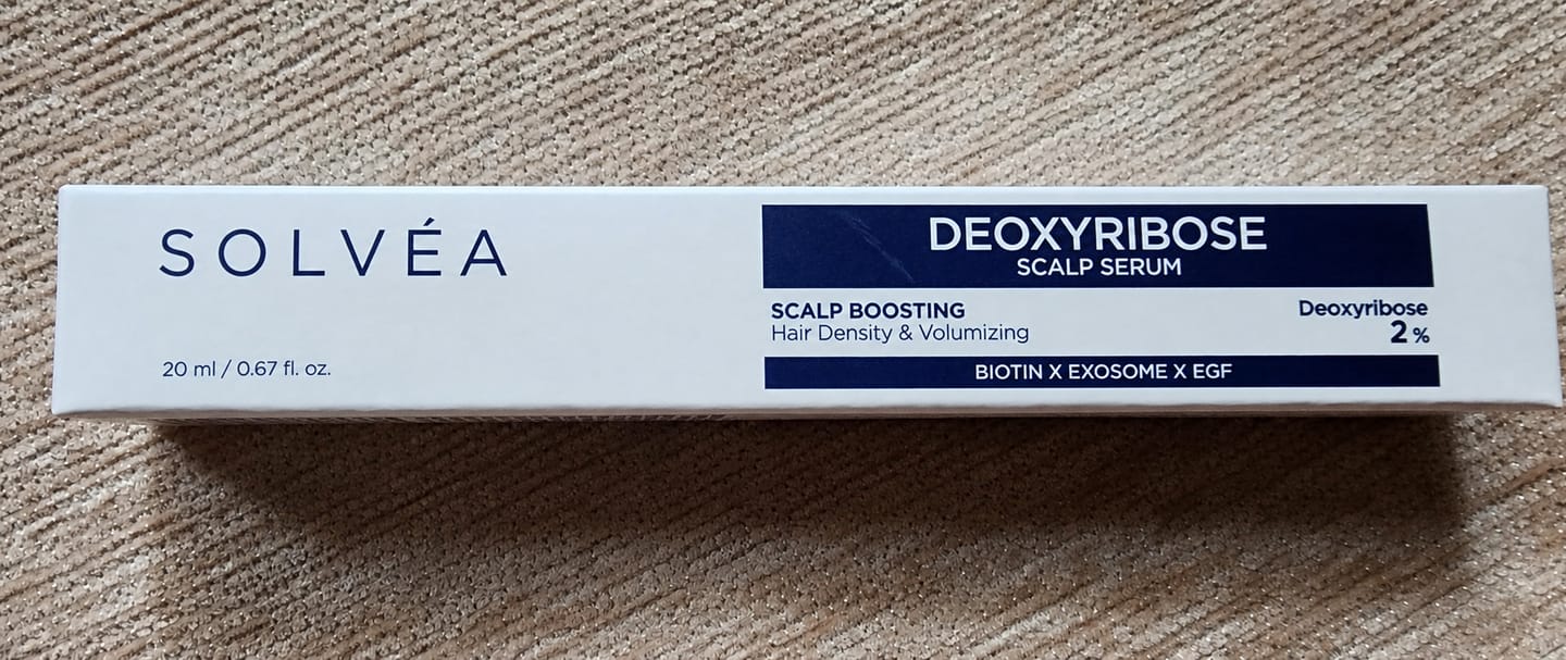 Customer photo review of Deoxyribose Scalp Serum
