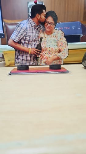 Customer photo review of Personalized Couple & Family Photo Caricature | Unique Gift for Anniversary, Birthday & Special Occasions