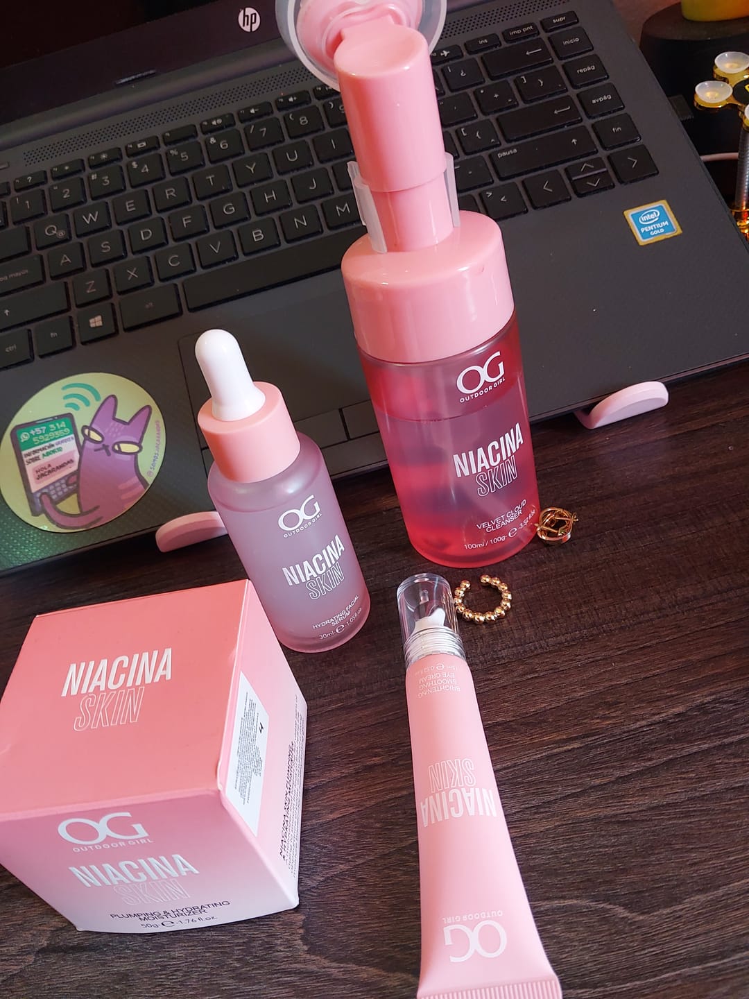 Customer photo review of KIT DE NIACINAMIDA X4 PRODUCTOS