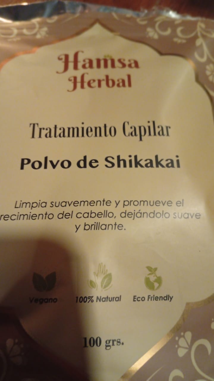 Customer photo review of Polvo de Shikakai – Limpieza natural