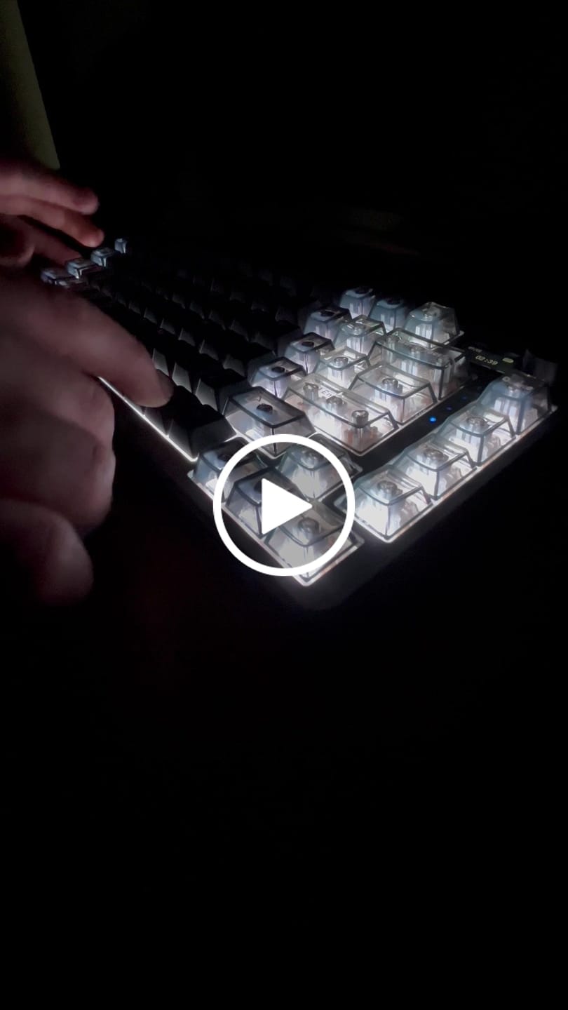 Customer video review of YUNZII B75 Pro Max Mekanik Klavye