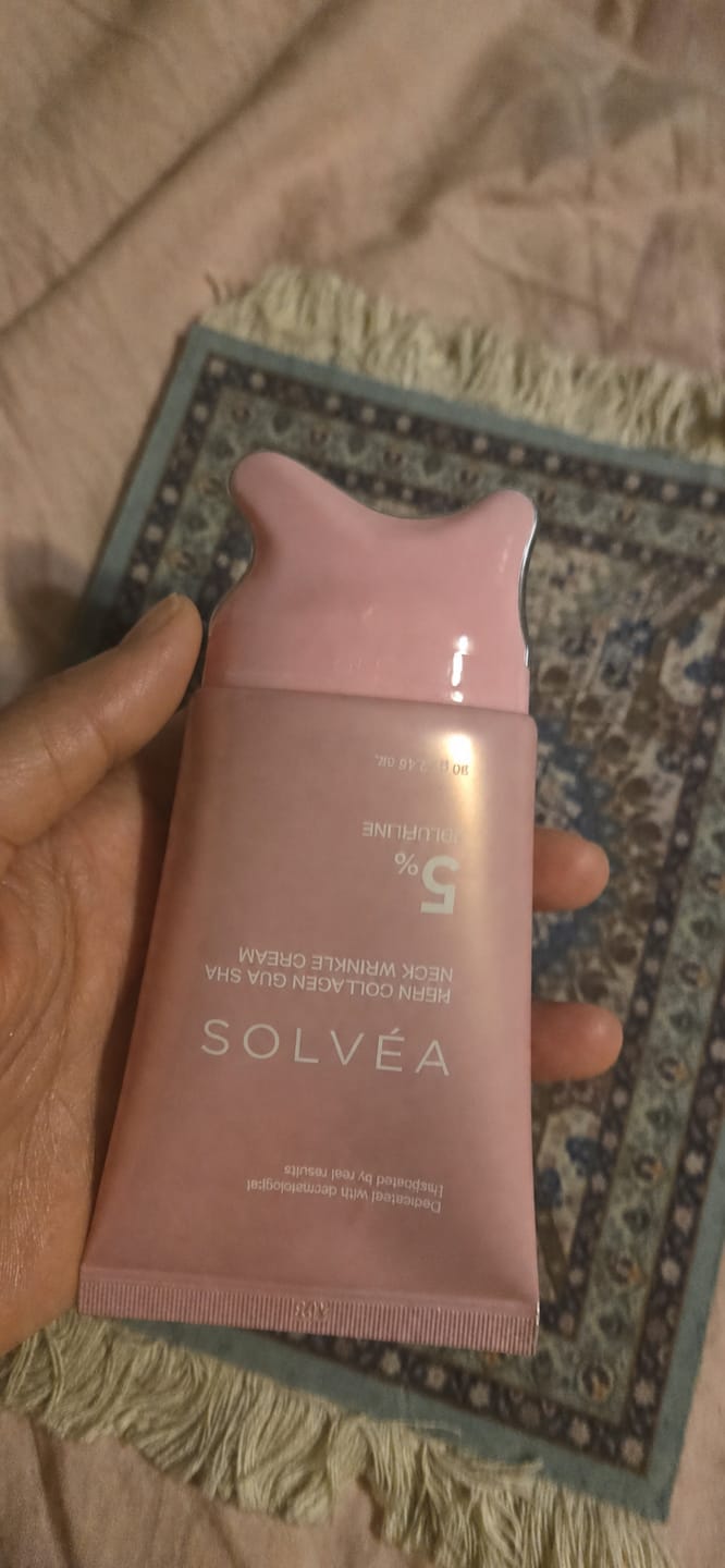 Customer photo review of PDRN Collagen Gua Sha Neck Wrinkle Cream