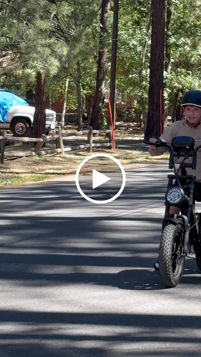 Customer video review of OUXI V8 Mini Fat Tire Electric Bike